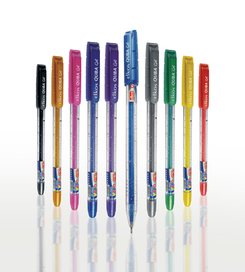 Elkos quba glitter assorted pen