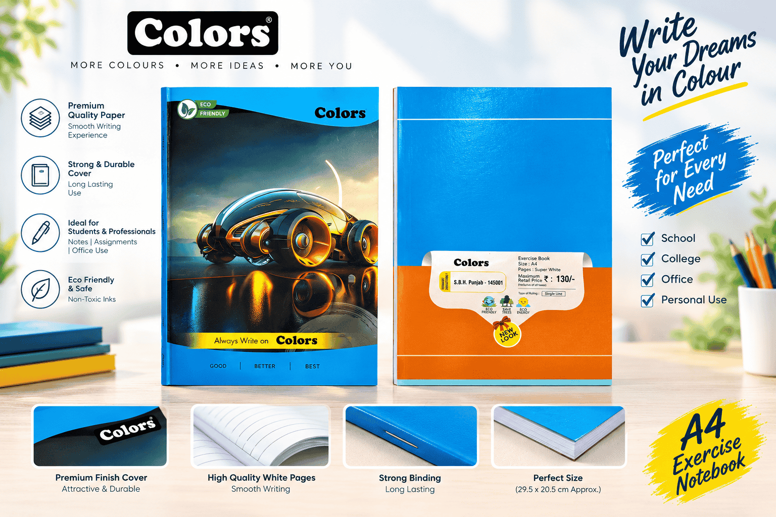 Colors register pages 160