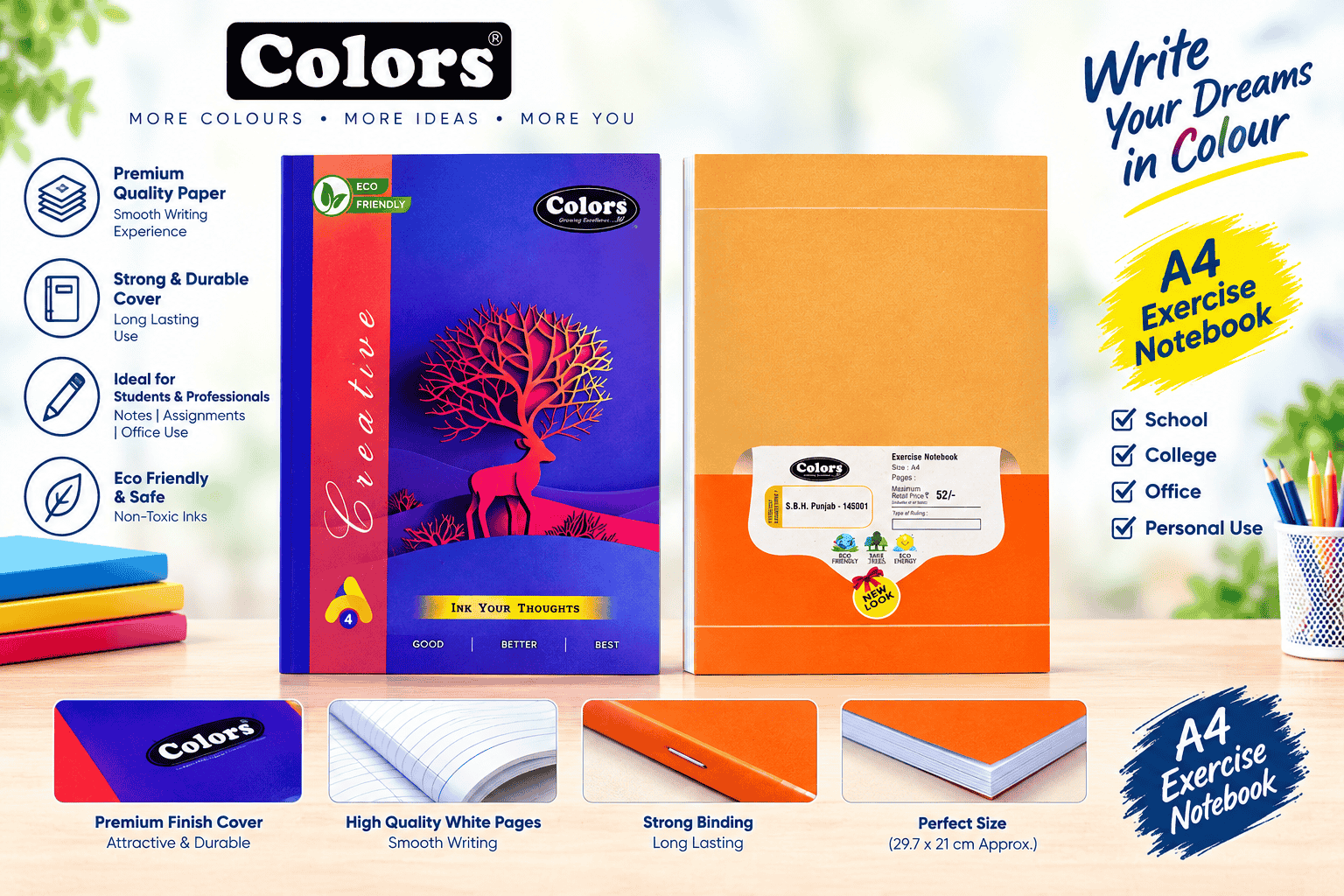 Colors Notebook 112 Pages