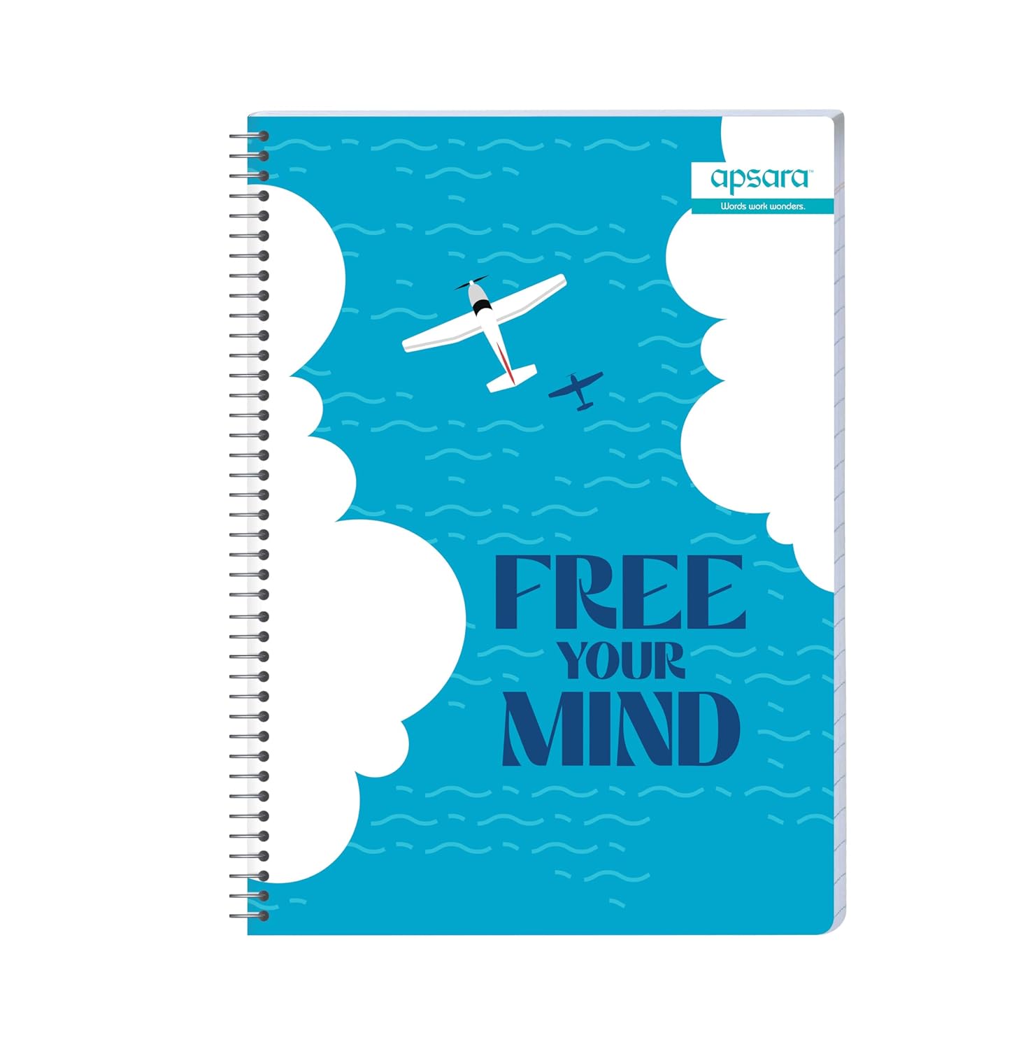 Apsara 6 subjects spiral notebooks 400 pages