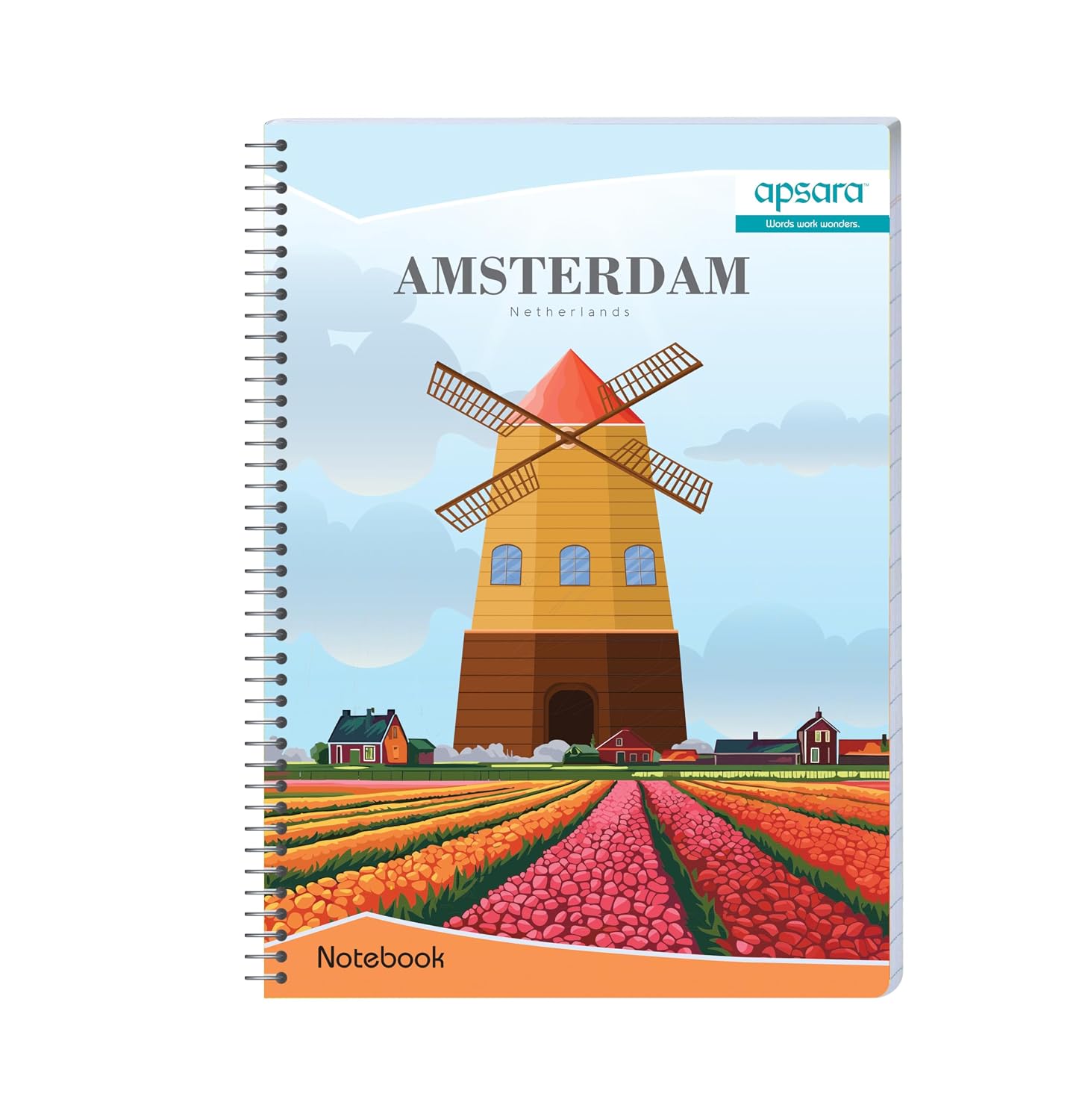 Apsara A4 spiral notebook 180 pages