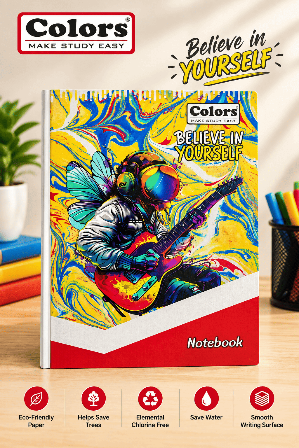 colors notebook 176 Pages
