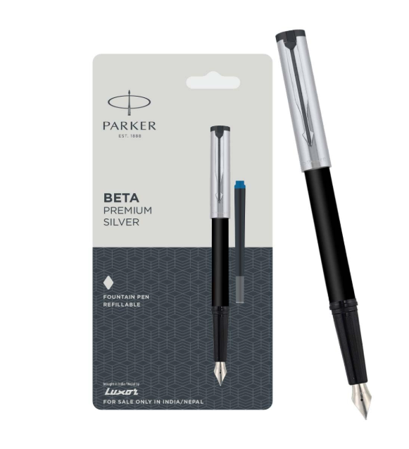 Parker Beta Premium Fountain Blue Pen CT