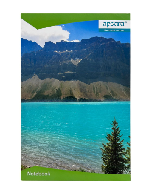 Apsara Register A4 Size | Long Notebook | Page 400 | Soft Cover | Single Line | Pack of 6