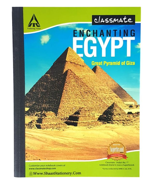 Classmate Hard Bound Notebook | Size 18 × 24 cm | Page 172 | Pack of 6