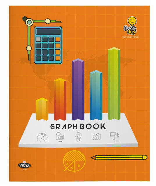 Vidya Stationery Graph Copy | Graph Notebook | A4 Size | Page 32