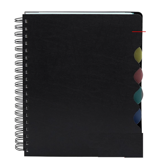 Premium 5 Subject Notebook | Page 300 | Single Line