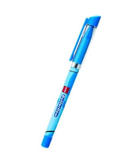 Cello Butterflow Gel Pen | Pack of 10 | Smooth Writing Experience | For School and Office Use