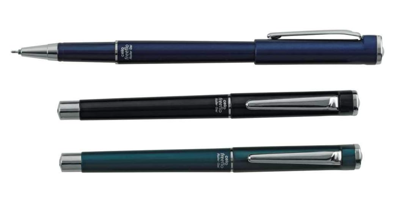Cello Freeflo Roller Gel Pen | Blue Pen