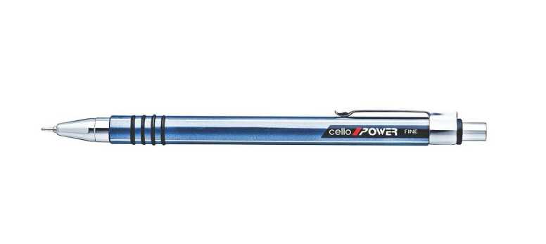 Cello Power Ball Pen | Blue Pen | Pack of 10