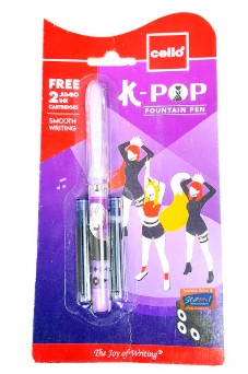 Cello Fountain Pen | Blue Gel Pen