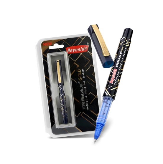 Reynolds Trimax Gold Pen | Single Piece