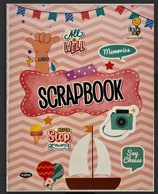 Vidya Stationery Scrap Book | Page 28