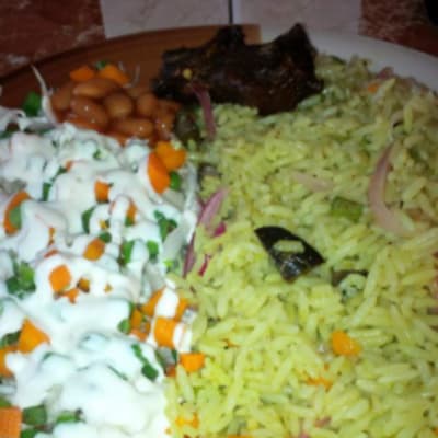 Coconut Rice, Plantain & Chicken