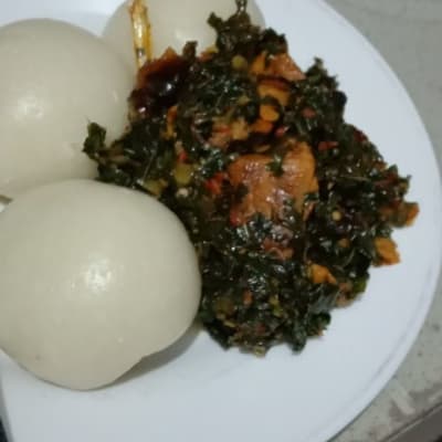 Bitter Leaf Soup & Fufu