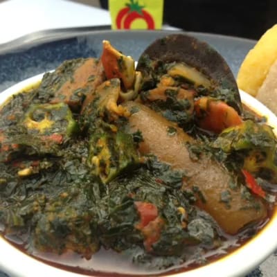 Afang Soup & Garri