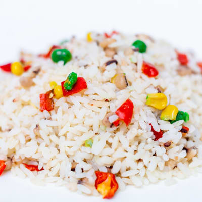  White Rice + White Beans + Stew