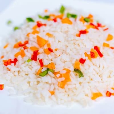  White Rice + White Beans Only