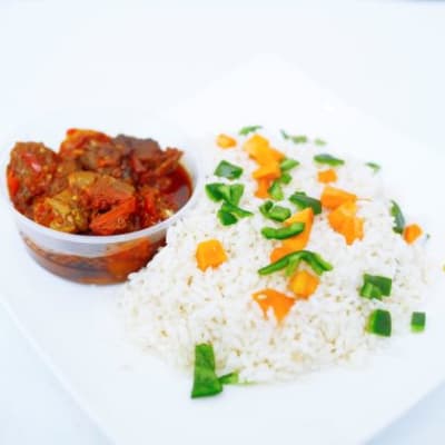  White Rice & K-sauce