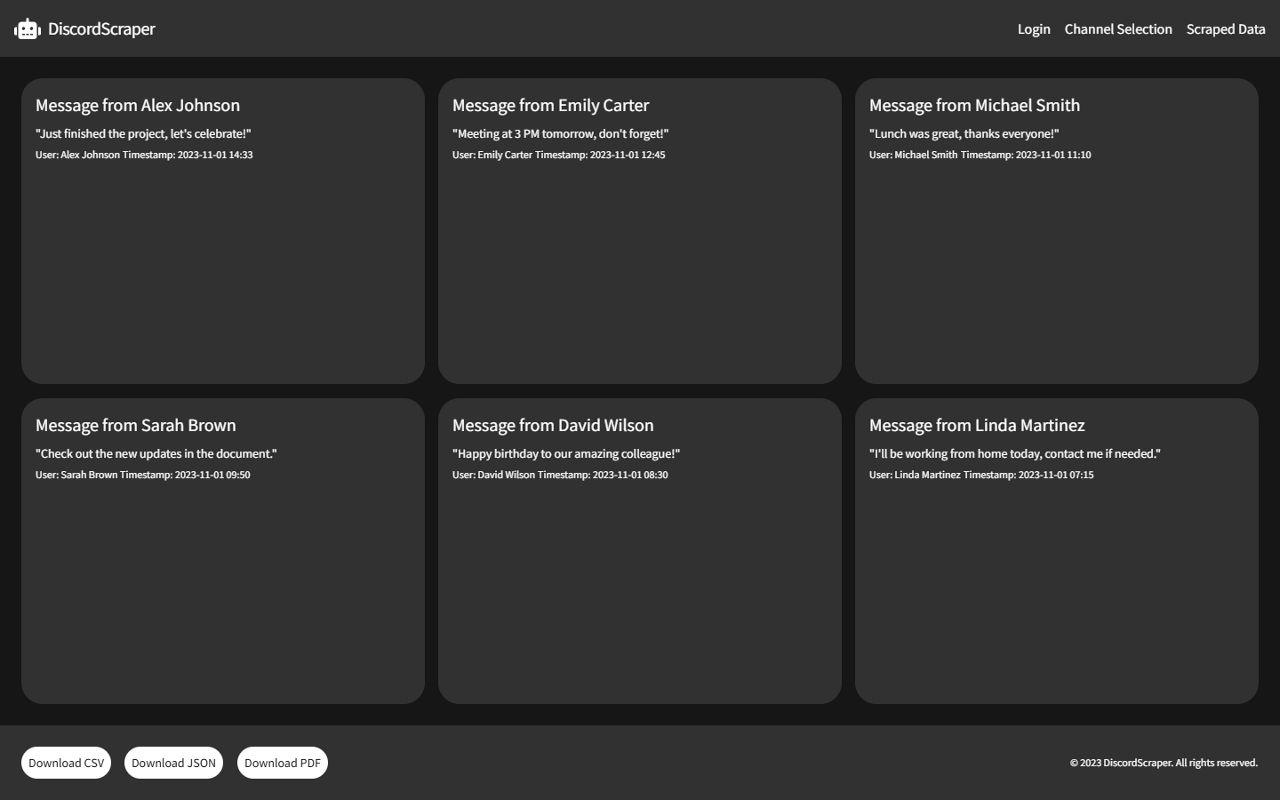PT Maulana International (Discord Chat Scraper) - 2024 preview 2