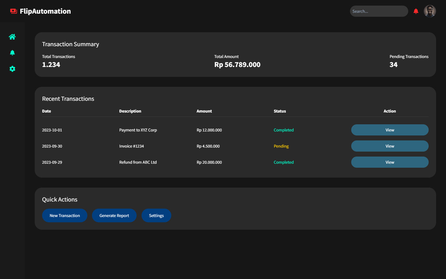PT Maulana International (Flip Automation Integration with Third-Party AI API) - 2024 preview 1