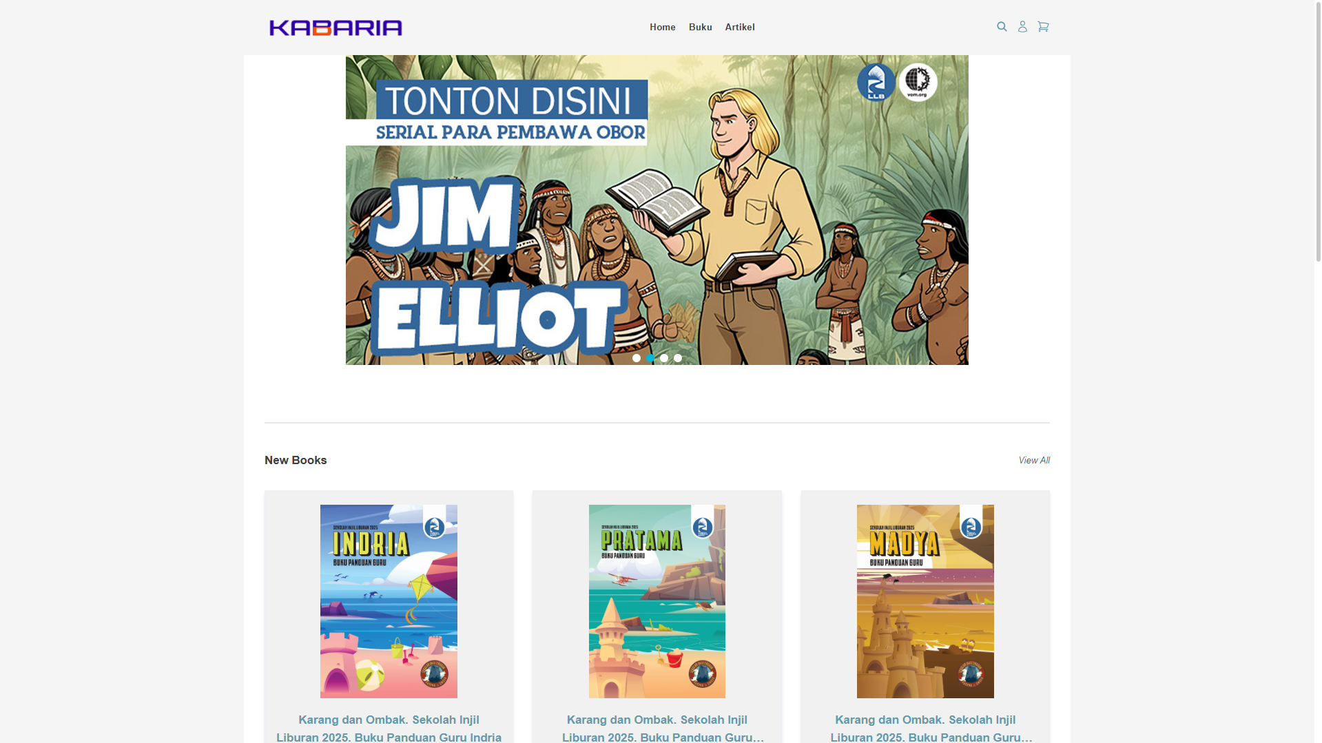 Kabaria – Lembaga Literatur Baptis (E-Commerce Platform) – 2025 preview 1