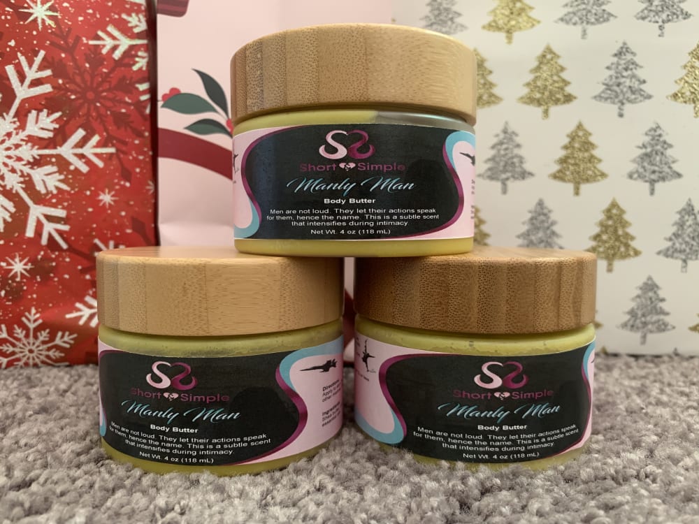 Manly Man 4oz Shea Body butter