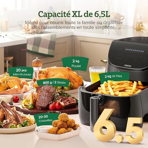 Vue 4 de Chefree Air Fryer