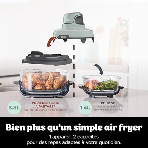 Vue 2 de Ninja Crispi Friteuse Sans