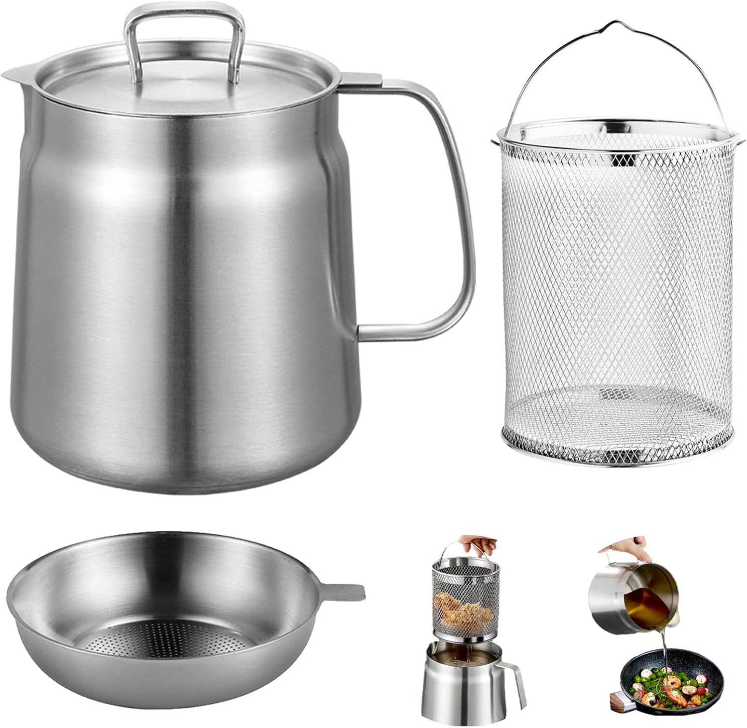 Friteuse Acier Inoxydable Avec