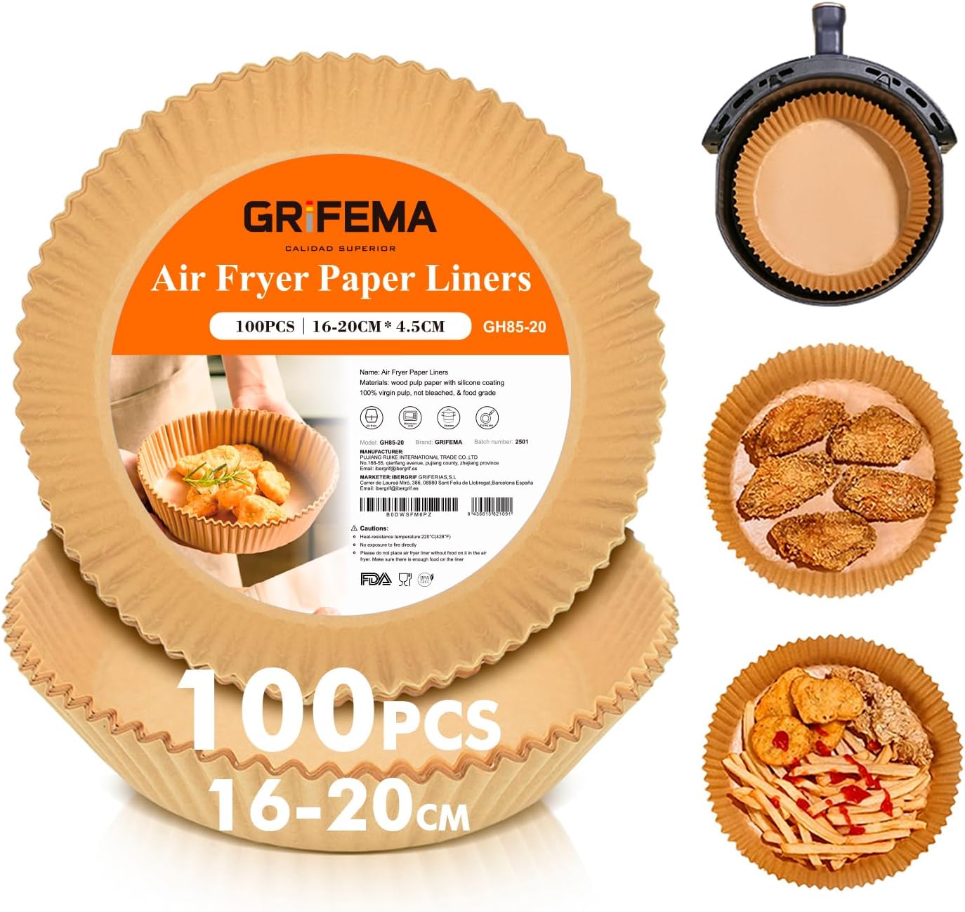 Grifema Papier Cuisson Air
