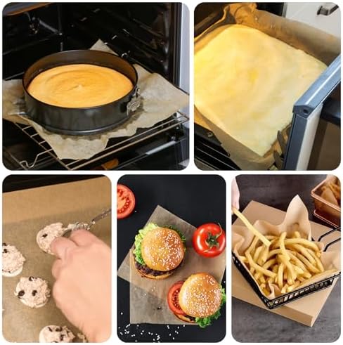 Vue 7 de Pcs Papier Cuisson Feuille