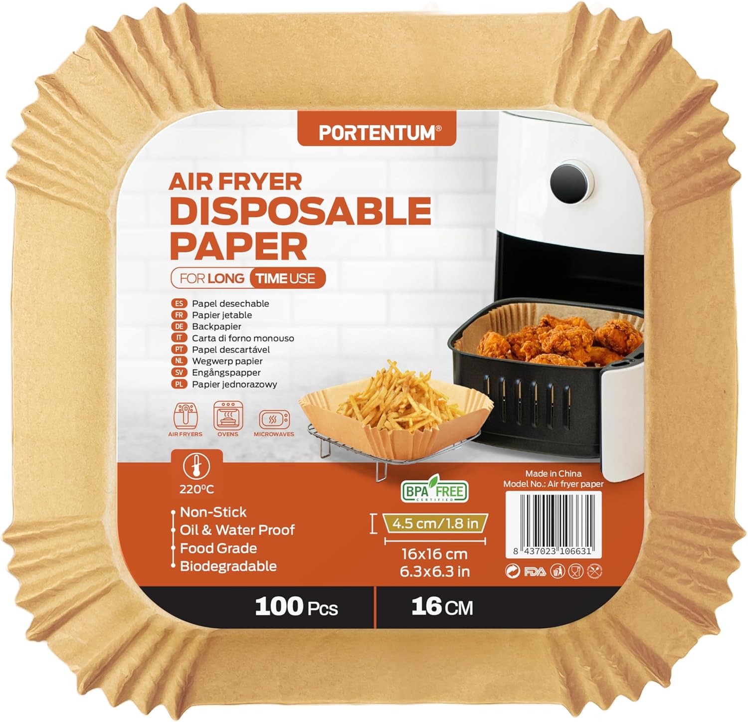 Portentum Papier Cuisson Air
