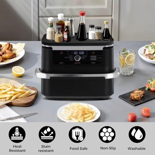 Vue 4 de Silicone Tapis Air Fryer