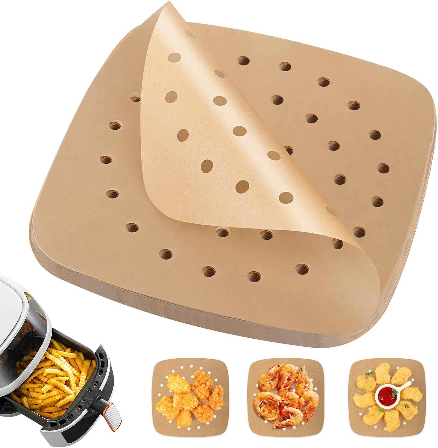 Papier Sulfurise Air Fryerperfore