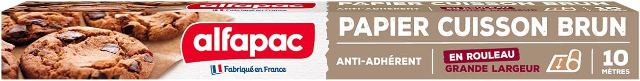 Alfapac Papier Cuisson Brun