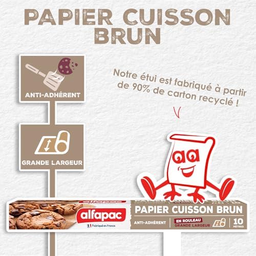 Vue 2 de Alfapac Papier Cuisson Brun