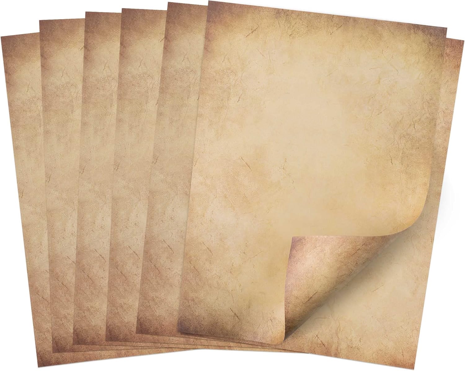 Feuilles Papier Parchemin Vintage