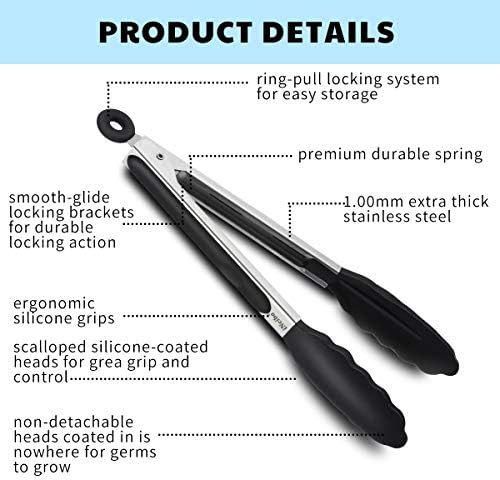 Vue 4 de Ineibo Pince Cuisine Professionnel