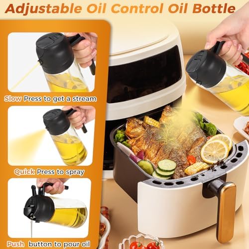 Vue 2 de Spray Huile Cuisine Vaporisateur