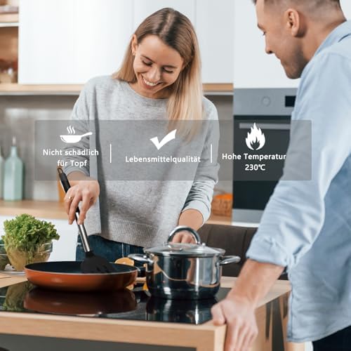 Vue 4 de Spatule Cuisine Silicone Set