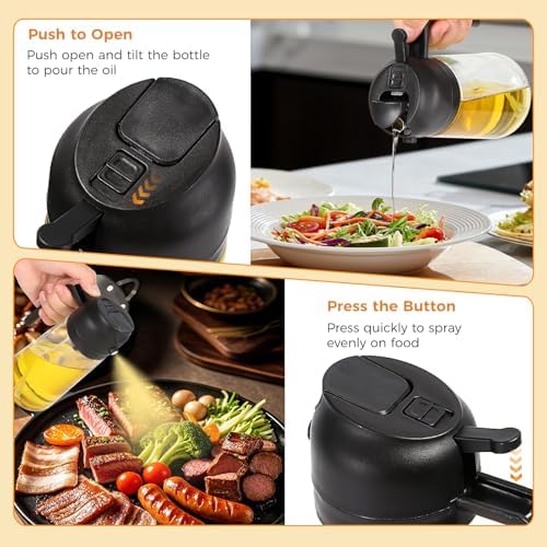 Vue 4 de Spray Huile Cuisine Vaporisateur