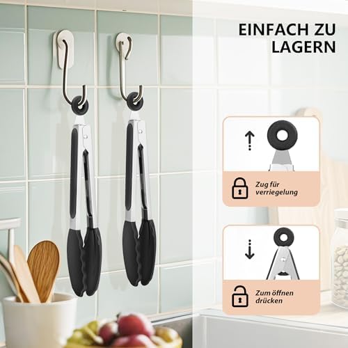 Vue 4 de Pinces De Cuisine Lot