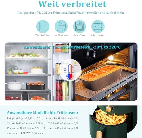 Vue 2 de Pcs Accessoires Air Fryer