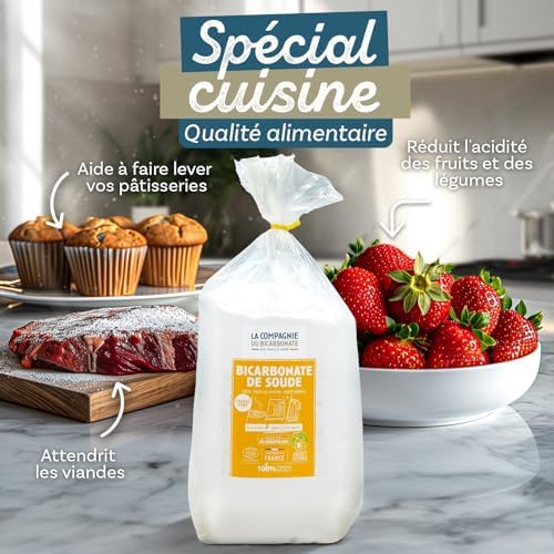 Vue 3 de Bicarbonate De Soude Alimentaire