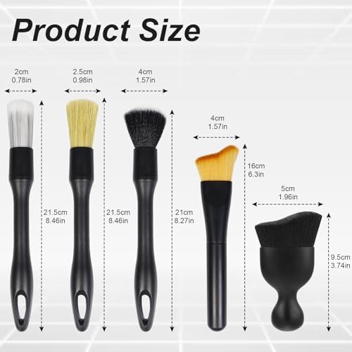 Vue 2 de Pieces Pinceau Detailing Pinceau