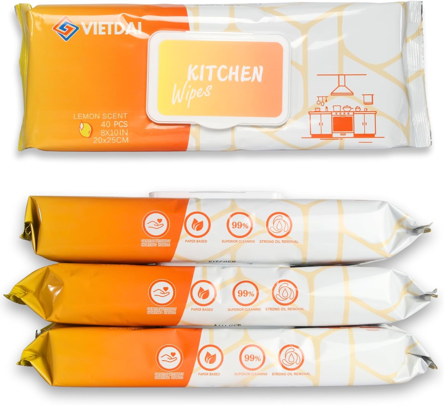 Lingettes Degraissantes Cuisine Vietdai