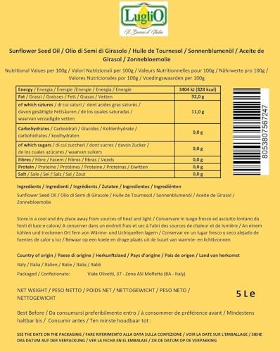 Vue 2 de Huile De Tournesol Litre