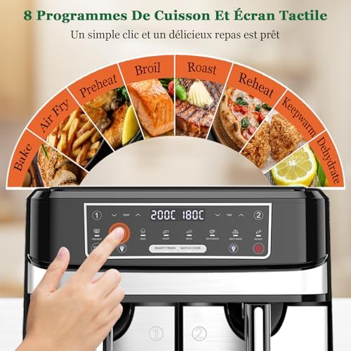 Vue 5 de Air Fryer Double Compartiment