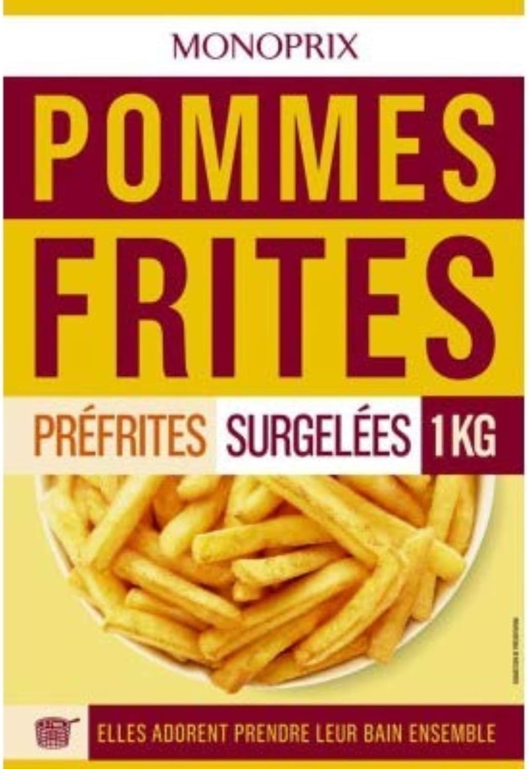 Monoprix Pommes Frites Prefrites